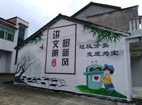 建宁墙绘是现在流行的墙体广告