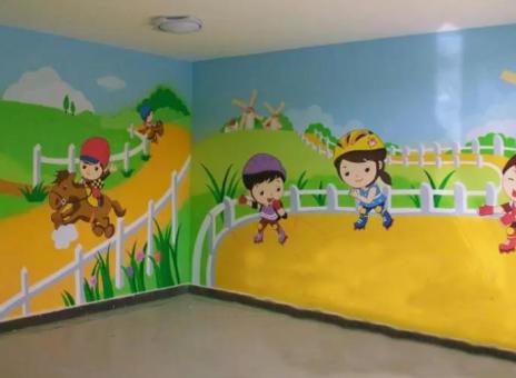 建宁幼儿园墙体彩绘制作流程及注意事项
